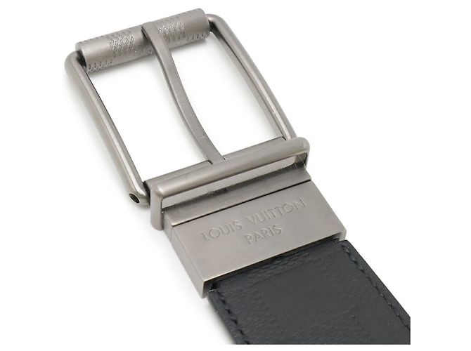 Cintura Damier Infini Louis Vuitton Nero - vista 3