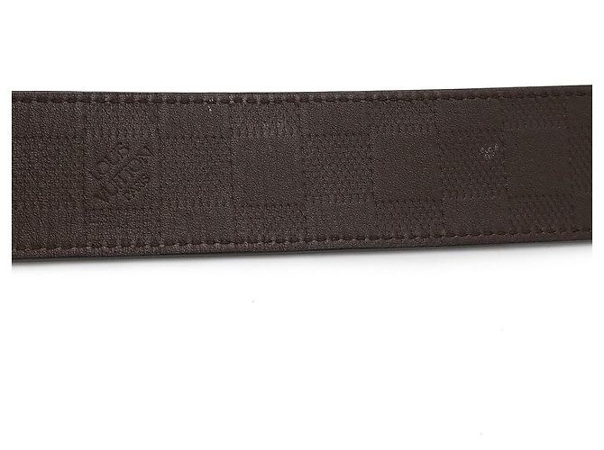Cintura Damier Infini Louis Vuitton Nero - vista 7