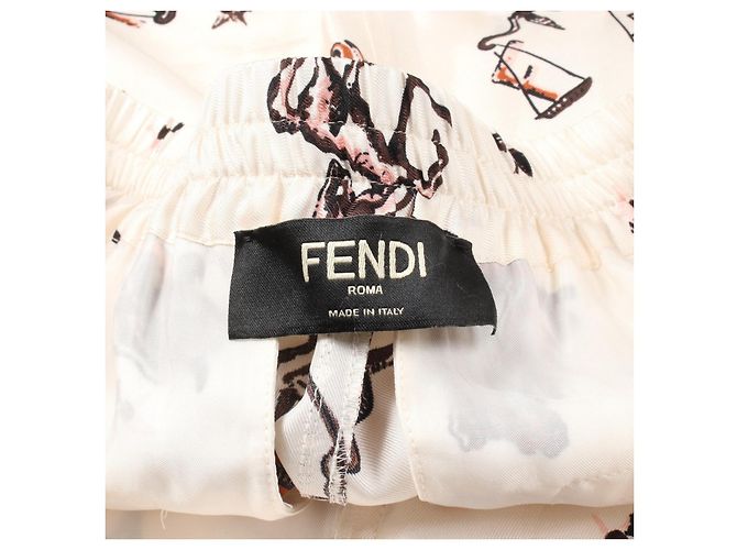 Pantalones de seda Fendi Astrology - vista 3