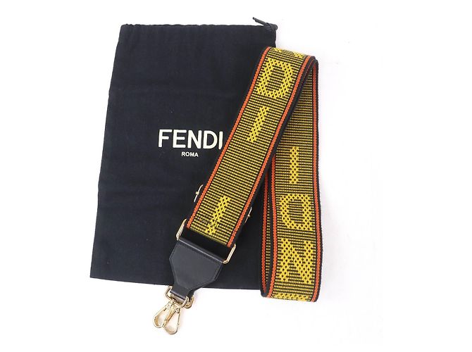 Fendi Strap Sie Leder Schultergurt Mehrfarben - Ansicht 2