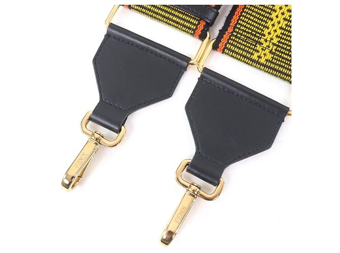 Fendi Strap Sie Leder Schultergurt Mehrfarben - Ansicht 5