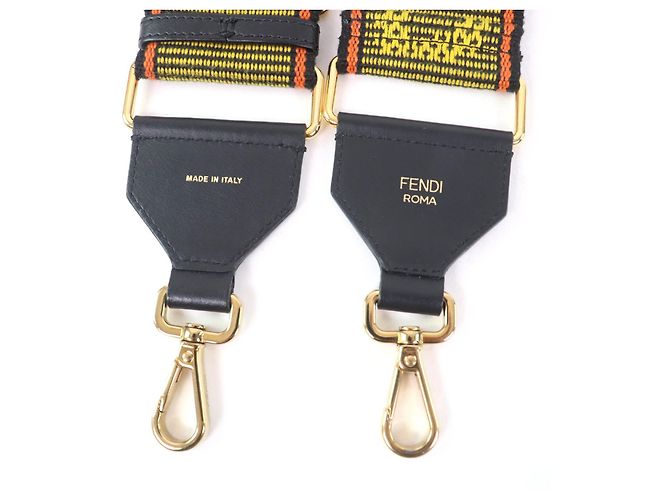 Fendi Strap Sie Leder Schultergurt Mehrfarben - Ansicht 6