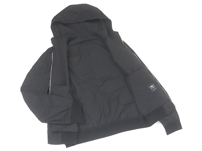 Autre Marque Waschbare Tech-Leder-Hoodie auf Sonderbestellung Emmeti BR Schwarz - Ansicht 3