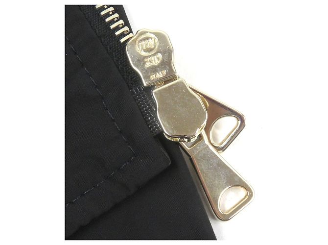 Autre Marque Waschbare Tech-Leder-Hoodie auf Sonderbestellung Emmeti BR Schwarz - Ansicht 5