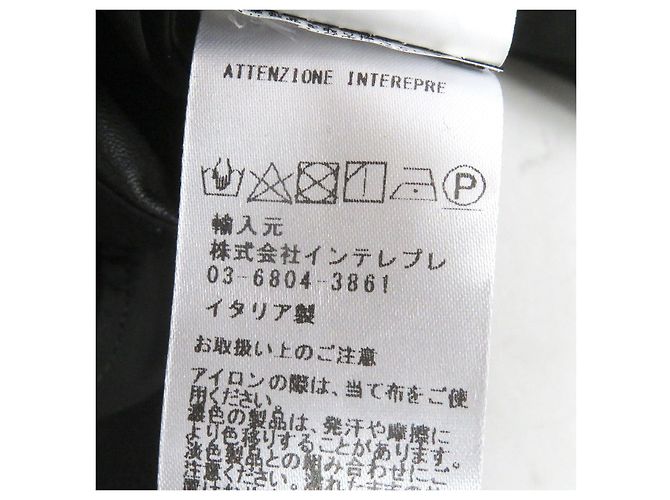 Autre Marque Waschbare Tech-Leder-Hoodie auf Sonderbestellung Emmeti BR Schwarz - Ansicht 8