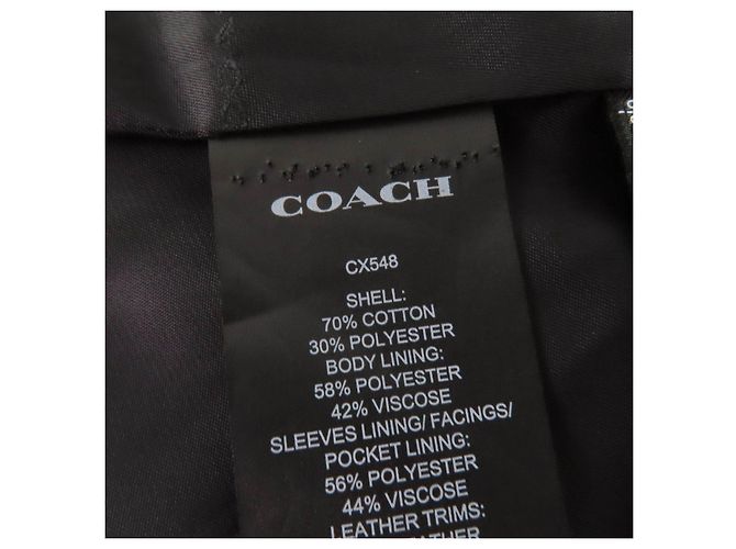Abrigo Trench Coach Abrigo Trench Largo Beige Caqui - vista 10