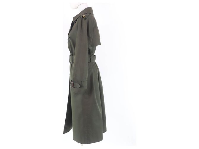 Abrigo Trench Coach Abrigo Trench Largo Beige Caqui - vista 2