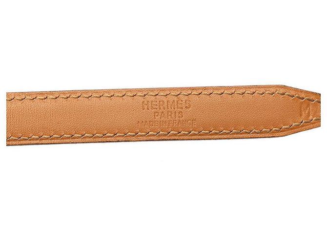 Cinturón Kelly Ardillon de Box Calf de Hermès Castaño Negro - vista 5