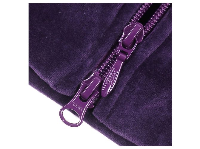 Autre Marque Needles R.C. Track Jacket Bestickte Veloursjacke Lila - Ansicht 6