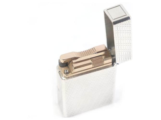 Autre Marque Dupont Line 1 Check Pattern Lighter Silvery - view 4