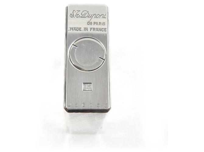 Autre Marque Dupont Line 1 Check Pattern Lighter Silvery - view 5