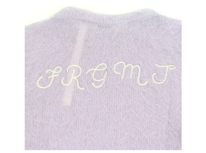 Moncler Genius 7 Fragment GIROCOLLO TRICOT Tejido Púrpura - vista 4