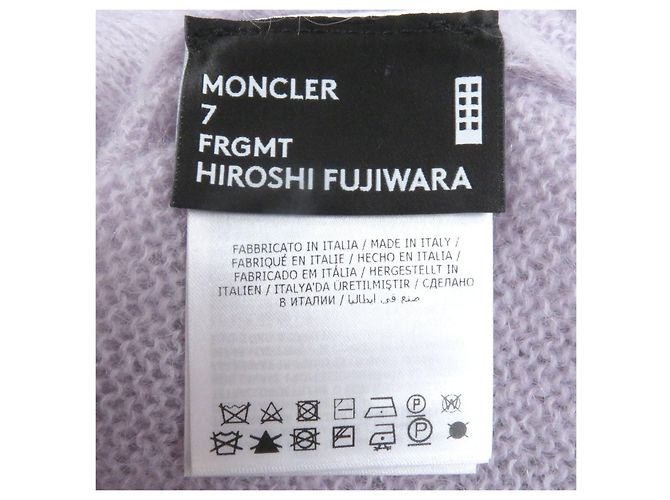 Moncler Genius 7 Fragment GIROCOLLO TRICOT Tejido Púrpura - vista 7