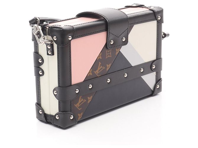 Borsa a Spalla Petite Malle Louis Vuitton Rosa Multicolore - vista 2