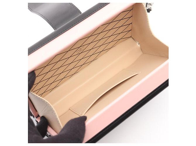 Borsa a Spalla Petite Malle Louis Vuitton Rosa Multicolore - vista 3