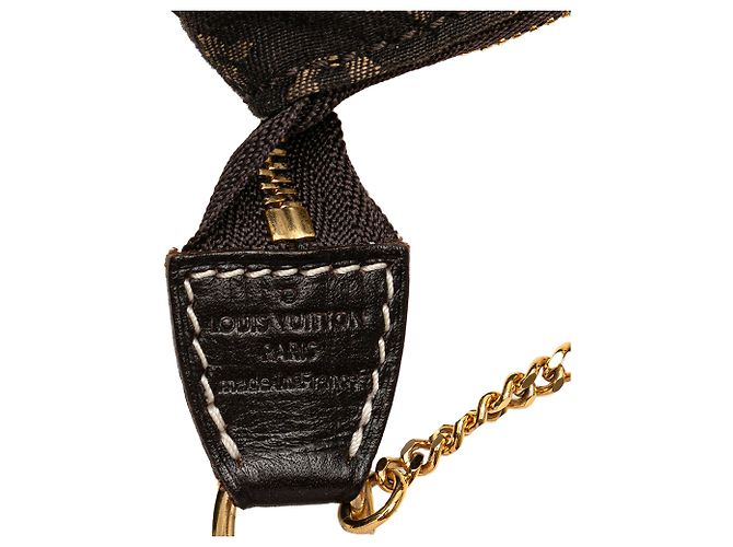 Mini Pochette Accessoires Mini Lin Monogramm Braun Louis Vuitton Dunkelbraun - Ansicht 5