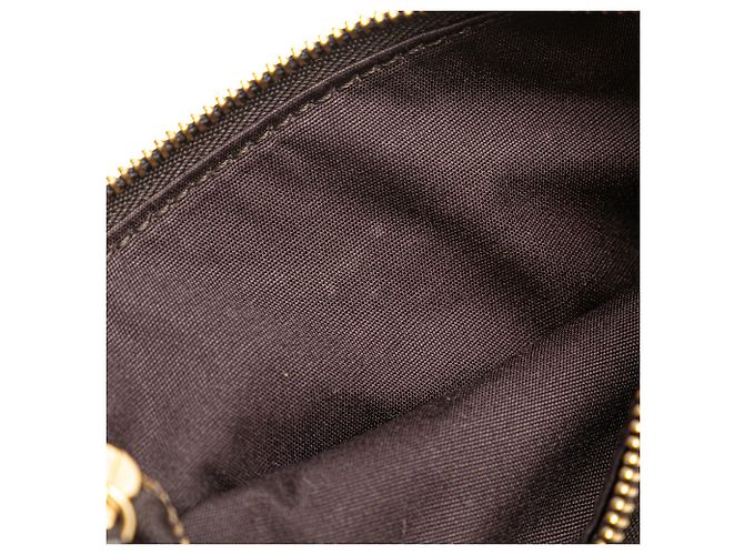 Mini Pochette Accessoires Mini Lin Monogramm Braun Louis Vuitton Dunkelbraun - Ansicht 7