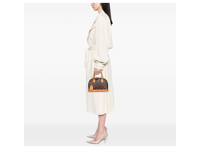 Louis Vuitton Alma BB Monogram Marrone - vista 11