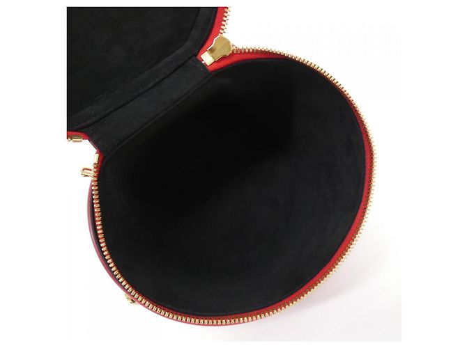 Sac à main Louis Vuitton Vernis Cannes PM Rouge - vue 8