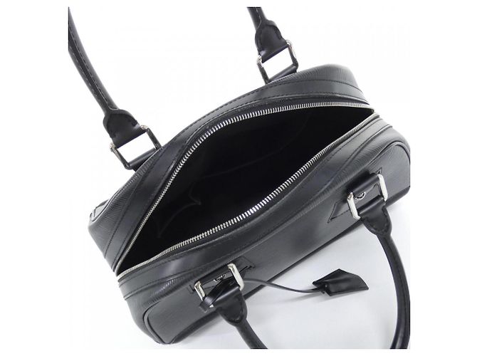Borsa a mano Bowling Montaigne PM in Epi Louis Vuitton Nero - vista 10