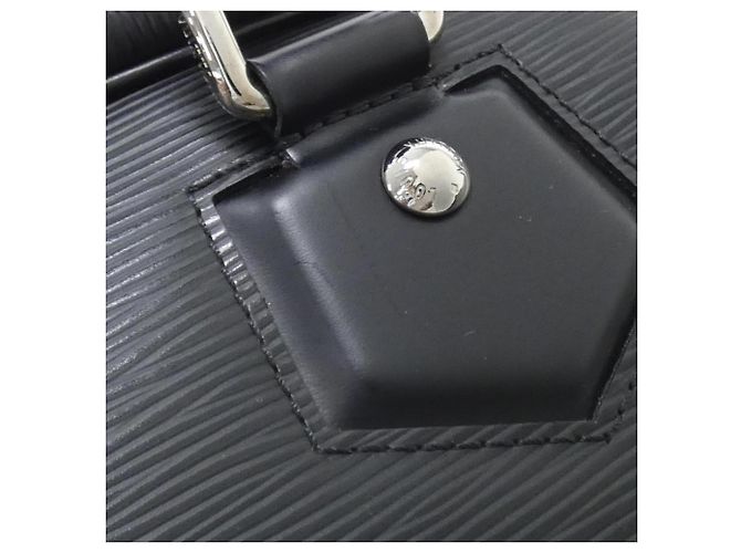 Borsa a mano Bowling Montaigne PM in Epi Louis Vuitton Nero - vista 8
