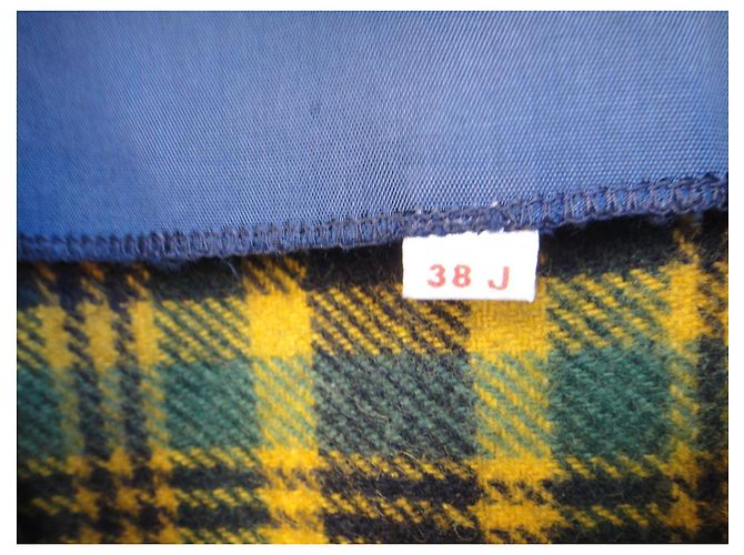 Autre Marque Mini abito in lana verde e giallo - vista 5