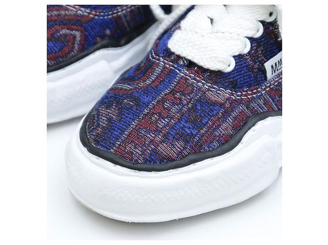 Autre Marque Mihara Yasuhiro Jacquard Canvas Sneakers Blau - Ansicht 2