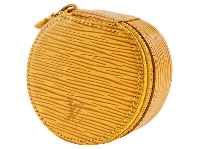 Scatola per Gioielli Ecrin Bijoux 8 in Pelle Epi Louis Vuitton Giallo - vista 2