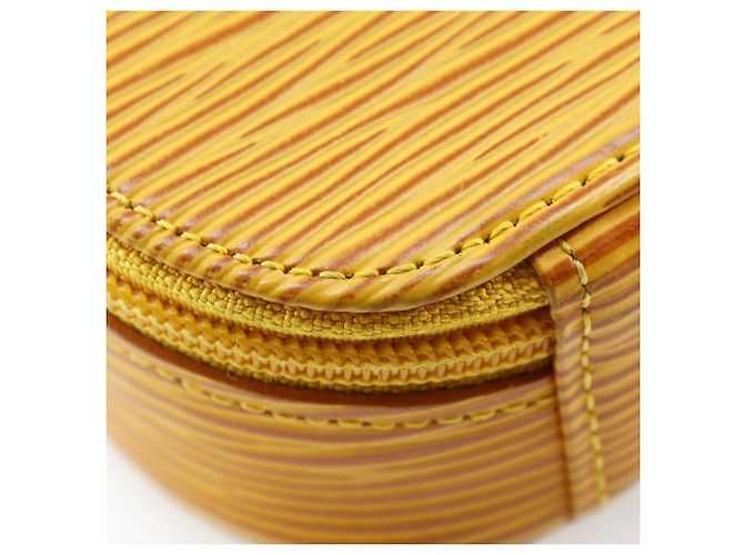 Scatola per Gioielli Ecrin Bijoux 8 in Pelle Epi Louis Vuitton Giallo - vista 4