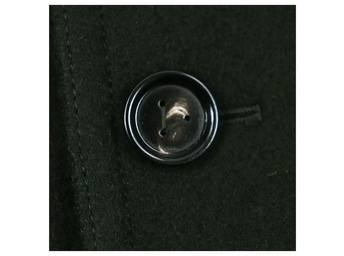 Abrigo de Lana Bottega Veneta Pea Coat Verde Verde oscuro - vista 4