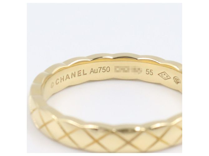 Chanel Coco Crush Au750 Ring Größe 14 Golden - Ansicht 3
