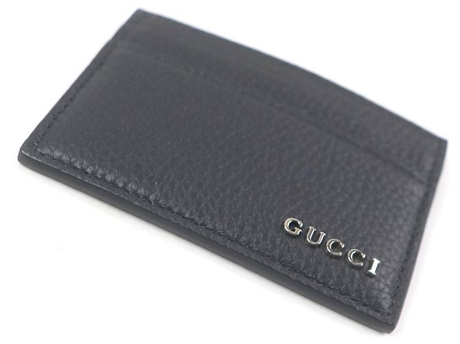 Tarjetero de cuero Gucci Negro - vista 5