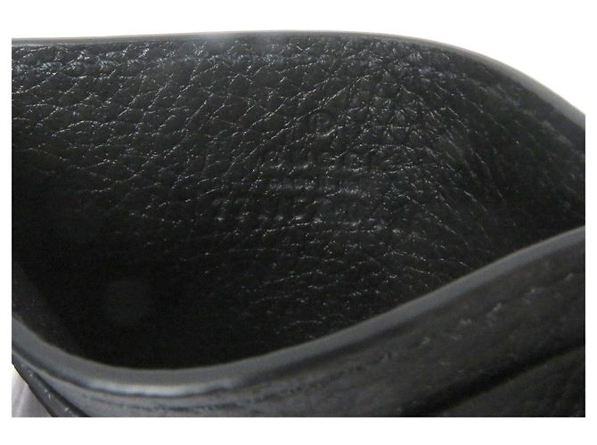 Tarjetero de cuero Gucci Negro - vista 8
