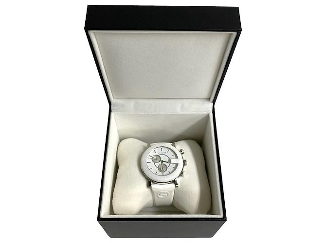 Gucci G Chrono Edelstahl Uhr Silber - Ansicht 2