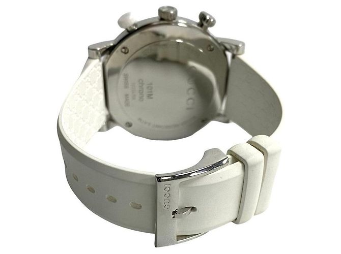 Gucci G Chrono Edelstahl Uhr Silber - Ansicht 5