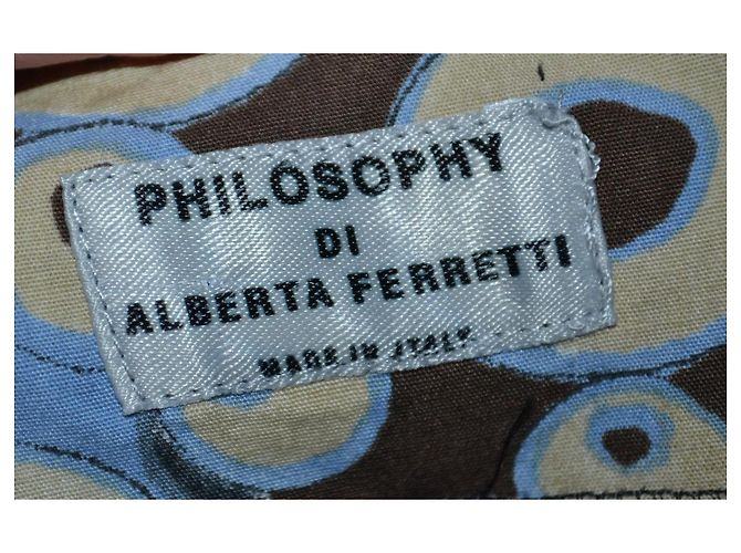 Vestido midi Philosophy Di Alberta Ferretti estampado de algodón Talla 40 Multicolor - vista 5
