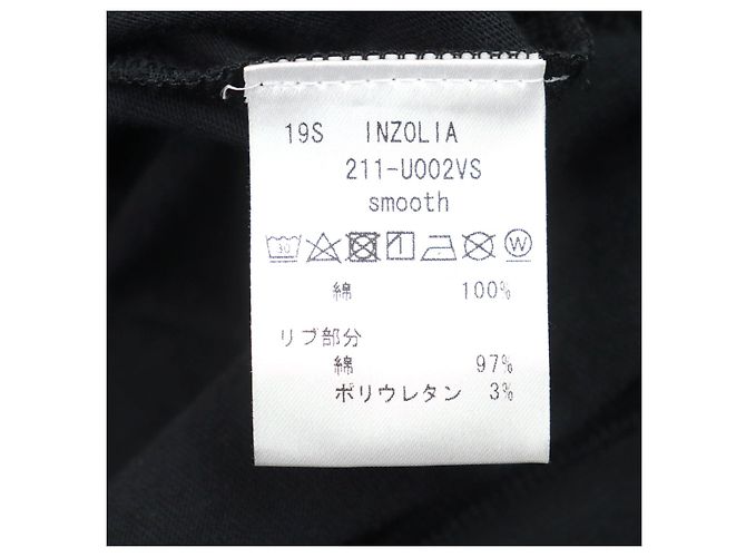 Autre Marque Camiseta de algodón con logo ANTICIPO INZOLIA Negro - vista 8