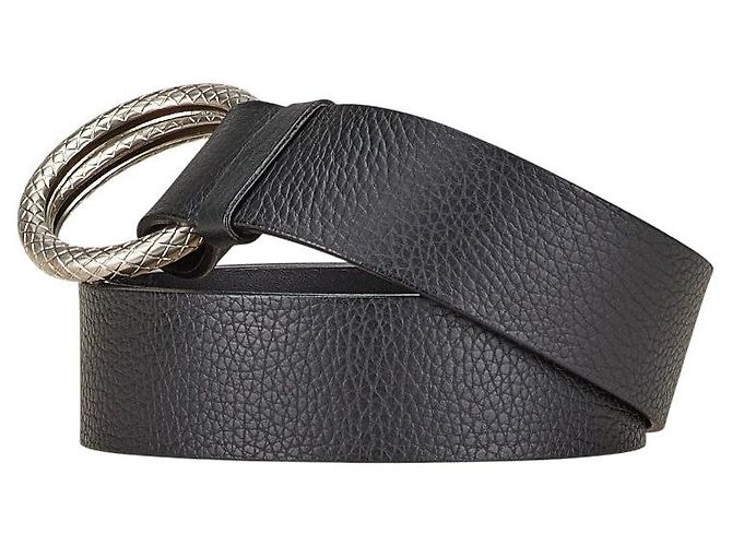 Cinto de couro com dupla argola Bottega Veneta - vista 2