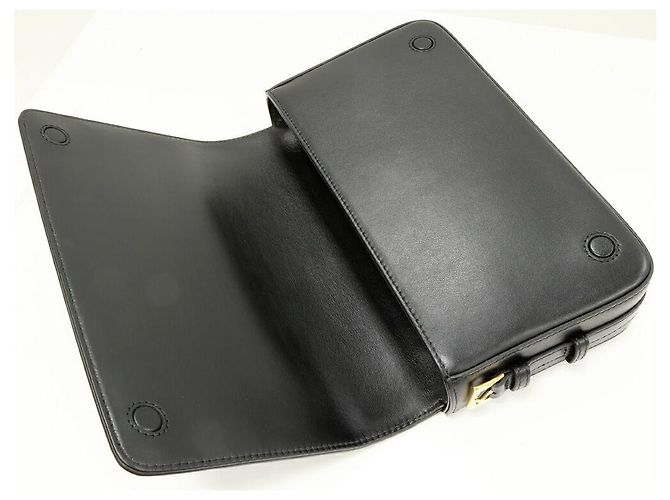 Borsa a Spalla Grace in Vitello Burberry Nero - vista 4