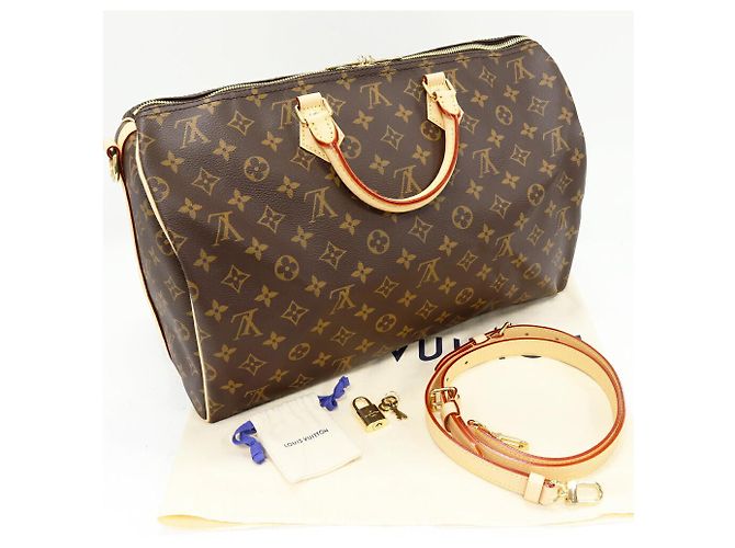 Borsa 2 in 1 Monogram Speedy Bandoulière Louis Vuitton Marrone - vista 3