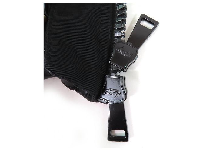 Abrigo de plumas Moncler FULMAR de piel de zorro Pharma Negro - vista 7