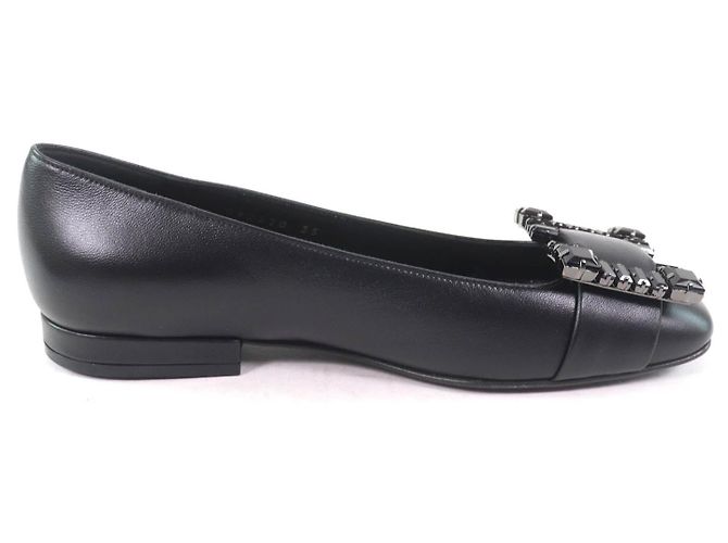 Autre Marque Sergio Rossi SR PRINCE Leder-Pumps Schwarz - Ansicht 6
