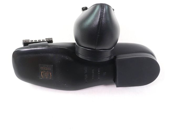 Autre Marque Sergio Rossi SR PRINCE Leder-Pumps Schwarz - Ansicht 7