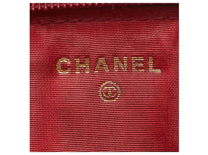 Timeless Monedero de piel de caviar Chanel Coco Mark Roja - vista 7