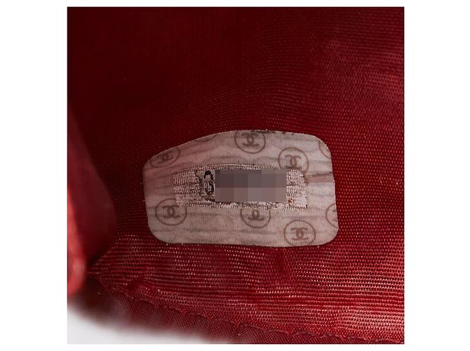 Timeless Monedero de piel de caviar Chanel Coco Mark Roja - vista 8