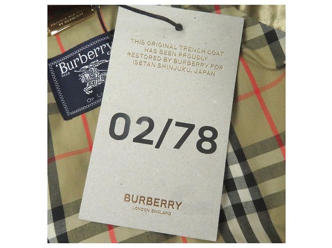 Trench Burberrys Restaurado Abrigo Trench Limitado Beige - vista 9