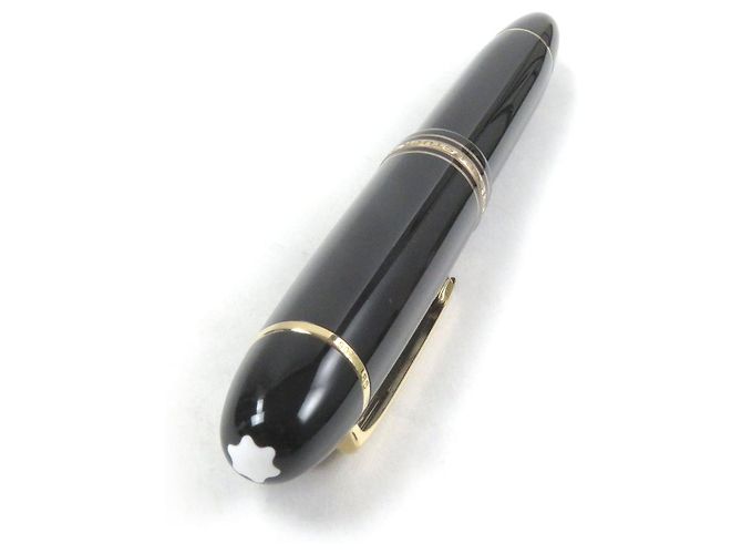 Pluma Montblanc Meisterstück Au750 Negro - vista 3