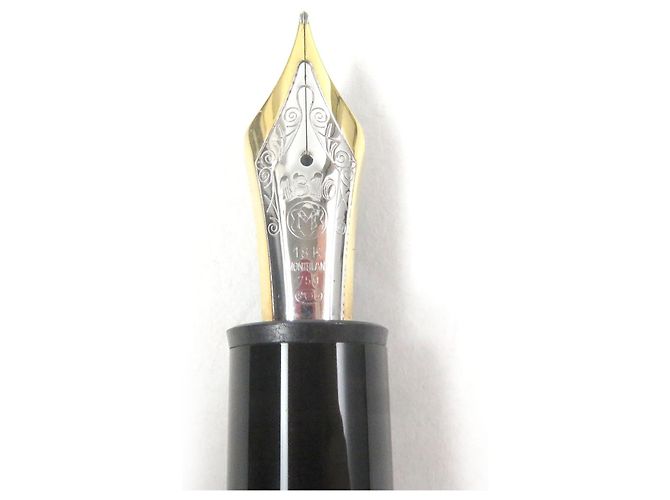 Pluma Montblanc Meisterstück Au750 Negro - vista 4