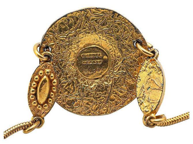 Timeless Collana Chanel con motivo leone Coco Mark D'oro - vista 6