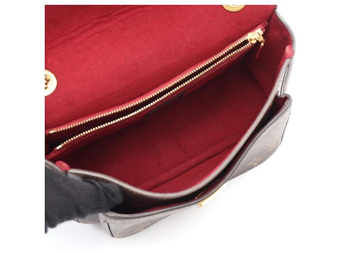 Borsa a Spalla Passy Louis Vuitton Marrone Nero Monogramma - vista 3